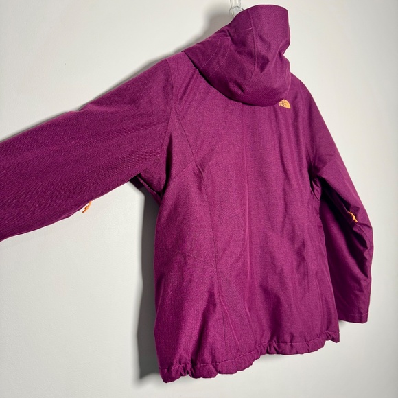 The North Face Women's Inlux Insulated Jacket w Hood in Dramatic Plum Sz XXL - Picture 10 of 14
